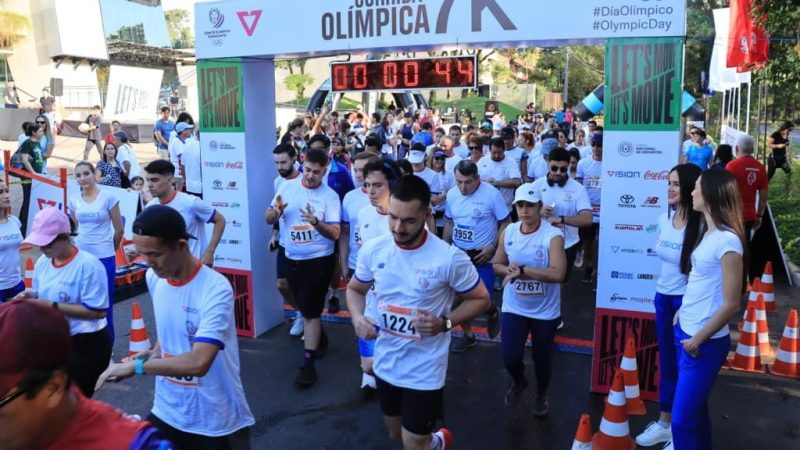 Carrera Olímpica realizaron en Paraguay