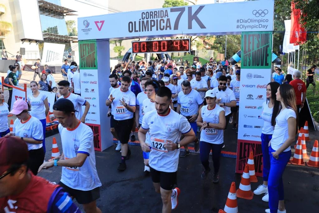 Carrera Olímpica realizaron en Paraguay